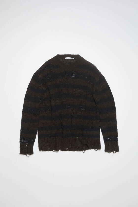 Acne Studios Distressed Stripe Jumper 7 Acne Studios Distressed Stripe Jumper – Image 5