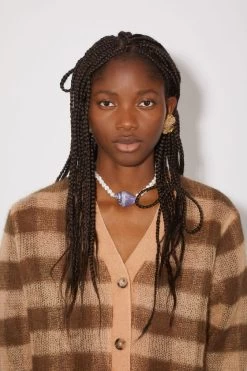 Acne Studios Gingham Cardigan -Acne Studios A60400 BIV D