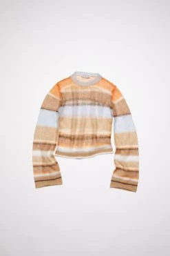 Acne Studios Mohair Stripe Jumper -Acne Studios A60409 BKF E