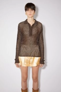 Acne Studios Knitted Polo Shirt