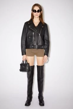 Acne Studios Leather Biker Jacket