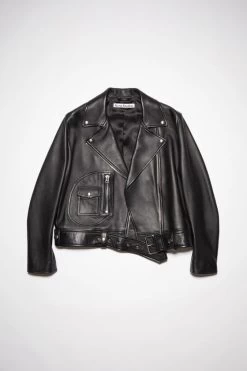 Acne Studios Leather Biker Jacket -Acne Studios A70066 900 F