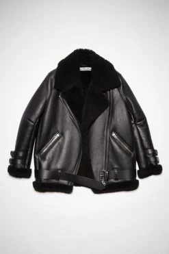 Acne Studios Leather Shearling Jacket -Acne Studios A70079 Z32 F