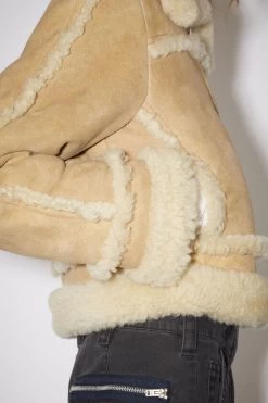 Acne Studios Shearling Leather Jacket -Acne Studios A70114 AEK D
