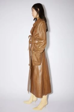 Acne Studios Leather Trench Coat -Acne Studios A70120 295 C