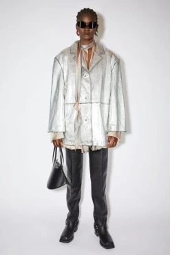 Acne Studios Sprayed Leather Jacket