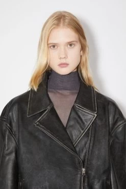 Acne Studios Leather Jacket -Acne Studios A70132 900 E