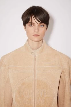 Acne Studios Suede Leather Jacket -Acne Studios A70137 AE0 E