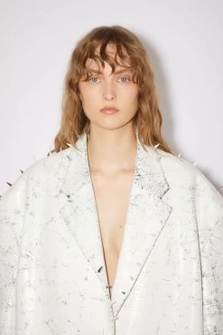 Acne Studios Leather Single-breasted Jacket -Acne Studios A70141 AQC E