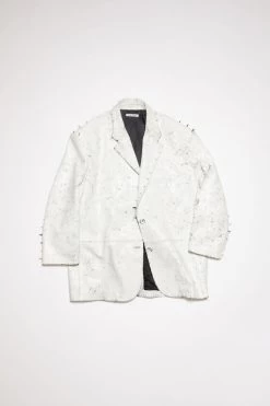 Acne Studios Leather Single-breasted Jacket -Acne Studios A70141 AQC F