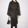 Acne Studios Single-breasted Asymmetric Coat -Acne Studios A90436 Z79 A