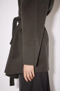Acne Studios Single-breasted Asymmetric Coat -Acne Studios A90436 Z79 D