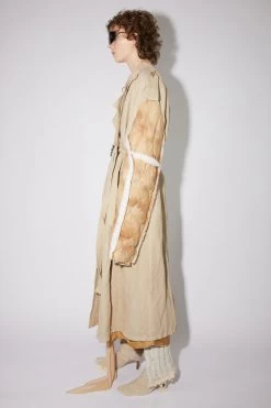 Acne Studios Double-breasted Patchwork Trench Coat -Acne Studios A90485 CJC C