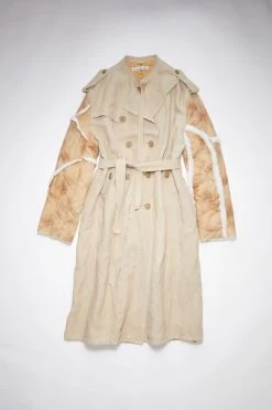 Acne Studios Double-breasted Patchwork Trench Coat -Acne Studios A90485 CJC E