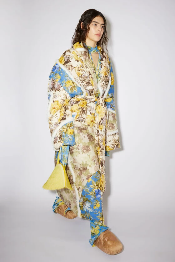 Acne Studios Patch Flower Print Padded Coat 6 Acne Studios Patch Flower Print Padded Coat – Image 4