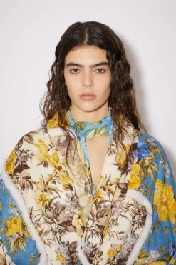 Acne Studios Patch Flower Print Padded Coat 15 Acne Studios Patch Flower Print Padded Coat -Acne Studios A90486 AEK F