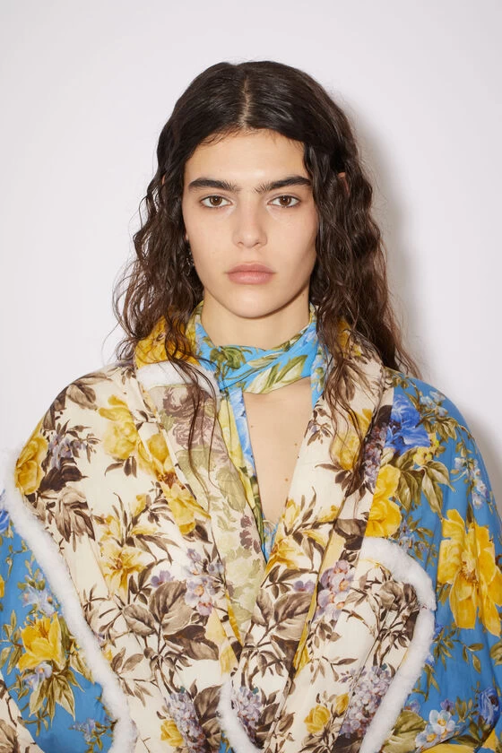 Acne Studios Patch Flower Print Padded Coat 8 Acne Studios Patch Flower Print Padded Coat – Image 6