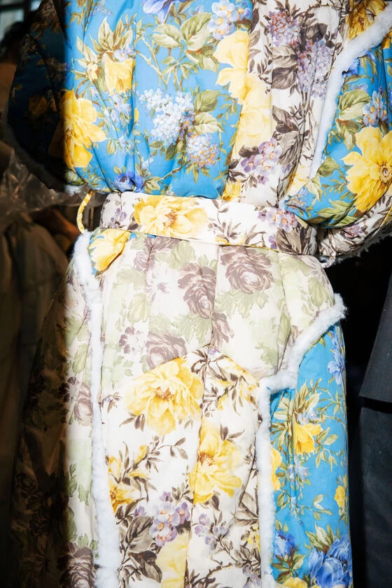 Acne Studios Patch Flower Print Padded Coat 9 Acne Studios Patch Flower Print Padded Coat – Image 7