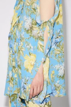 Acne Studios Flower Print Tie-up Blouse -Acne Studios AC0519 AAN D