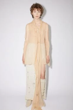 Acne Studios Tie-up Silk Blouse