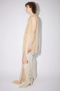 Acne Studios Tie-up Silk Blouse -Acne Studios AC0535 AE2 C