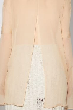 Acne Studios Tie-up Silk Blouse -Acne Studios AC0535 AE2 D