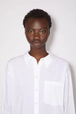 Acne Studios Striped Button-up Shirt -Acne Studios AC0541 100 D