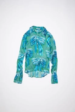 Acne Studios Print Button-up Shirt -Acne Studios AC0542 AB8 E