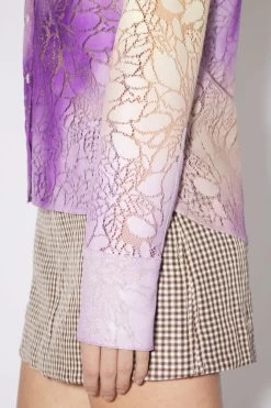 Acne Studios Lace Button-up Shirt -Acne Studios AC0543 A C