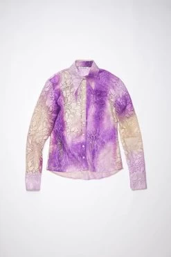 Acne Studios Lace Button-up Shirt -Acne Studios AC0543 A E