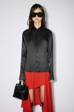 Acne Studios Satin Button-up Shirt