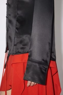 Acne Studios Satin Button-up Shirt -Acne Studios AC0546 900 C