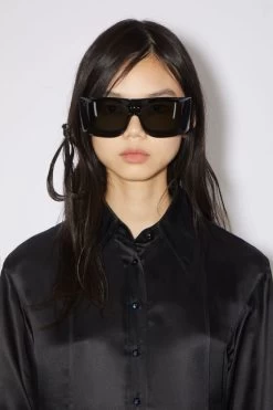 Acne Studios Satin Button-up Shirt -Acne Studios AC0546 900 D