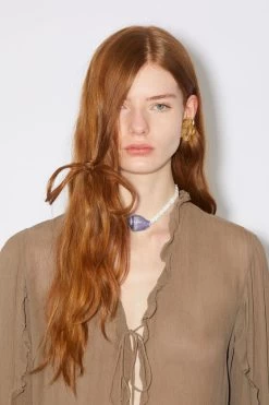 Acne Studios Long Sleeve Blouse -Acne Studios AC0547 DC5 D