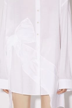 Acne Studios Bow Button-up Shirt -Acne Studios AC0564 100 D