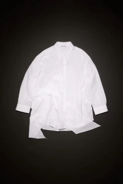 Acne Studios Bow Button-up Shirt -Acne Studios AC0564 100 E