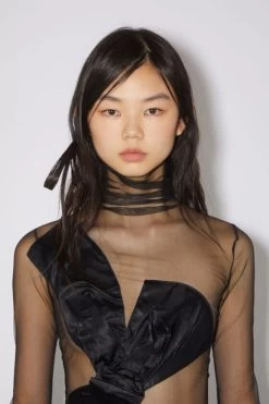 Acne Studios Draped Bow Top -Acne Studios AC0568 900 C