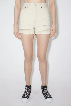 Acne Studios Distressed Denim Shorts