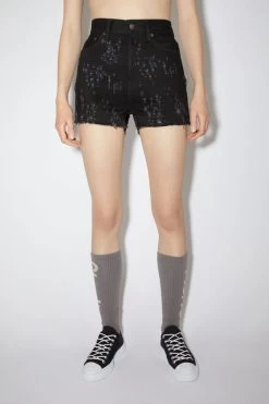 Acne Studios Distressed Denim Shorts