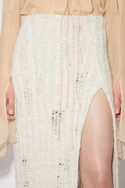 Acne Studios Slit Maxi Skirt -Acne Studios AF0294 CZT D