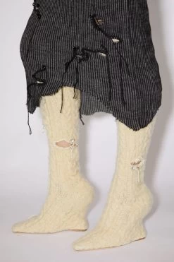 Acne Studios Asymmetric Distressed Skirt -Acne Studios AF0297 AA2 D