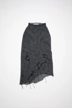 Acne Studios Asymmetric Distressed Skirt -Acne Studios AF0297 AA2 E