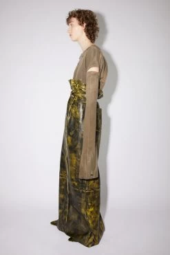 Acne Studios High Waist Leather Maxi Skirt 11 Acne Studios High Waist Leather Maxi Skirt -Acne Studios AF0308 ANE C