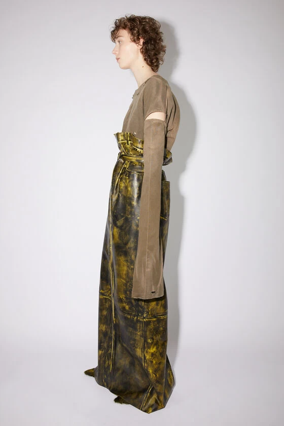 Acne Studios High Waist Leather Maxi Skirt 5 Acne Studios High Waist Leather Maxi Skirt – Image 3