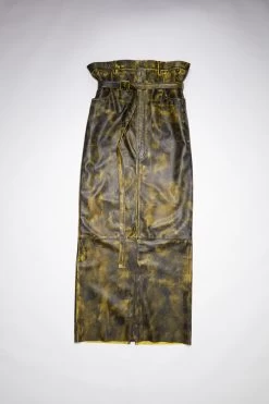 Acne Studios High Waist Leather Maxi Skirt 14 Acne Studios High Waist Leather Maxi Skirt -Acne Studios AF0308 ANE F