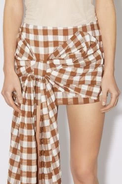 Acne Studios Bow Mini Skirt -Acne Studios AF0330 BC8 D