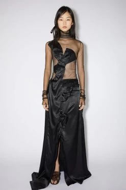 Acne Studios Satin Bow Skirt