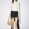 Acne Studios Satin Bow Mini Skirt 1 Acne Studios Satin Bow Mini Skirt -Acne Studios AF0366 900 A
