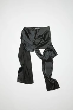 Acne Studios Satin Bow Mini Skirt -Acne Studios AF0366 900 E