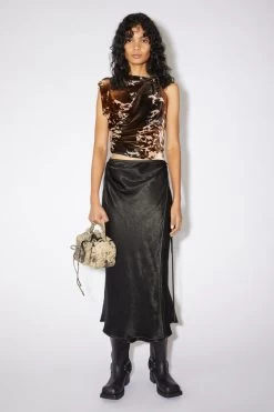 Acne Studios Satin Wrap Skirt
